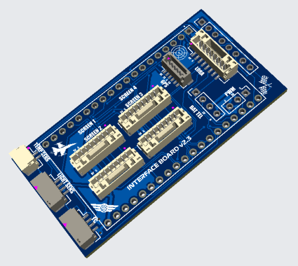 Kairuhs FPV Cockpit Display Kit – V2.3 Standard | FC-Free Standalone | Battery Telemetry