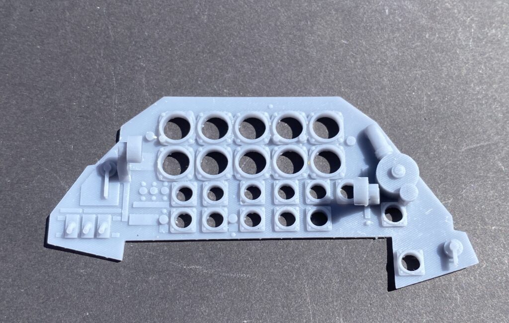 T-28 Gauge Cluster Dashboard – 1.2m Scale