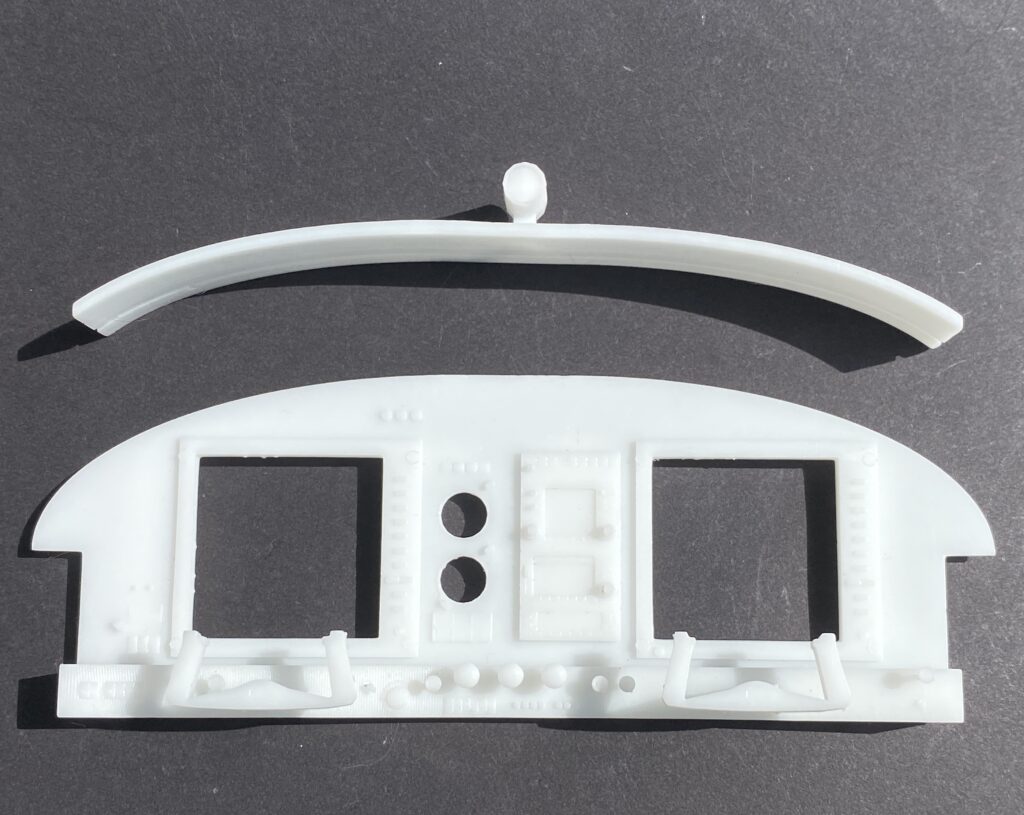 Maule M7 Dual-Screen FPV Dashboard – 1.5 m Scale (Resin, Dual 1.44″ Cutouts)